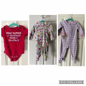 Bundle of baby clothes